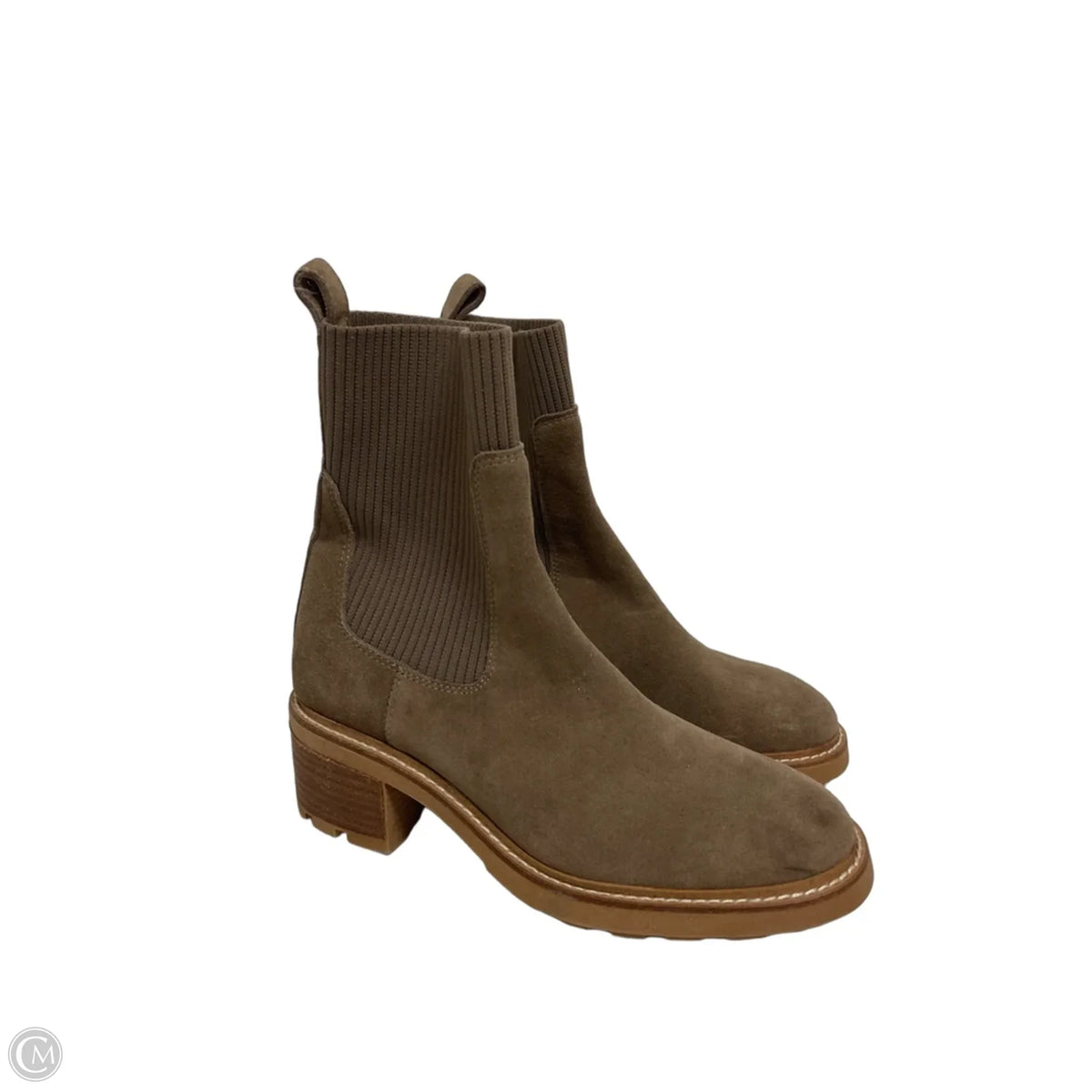 Boots Ankle Heels By Steve Madden In Brown, Size: 8