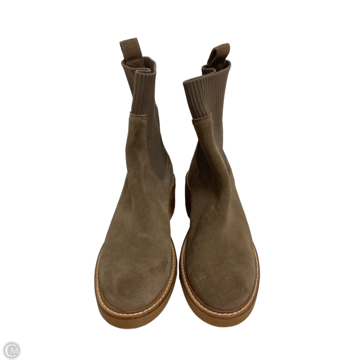 Boots Ankle Heels By Steve Madden In Brown, Size: 8