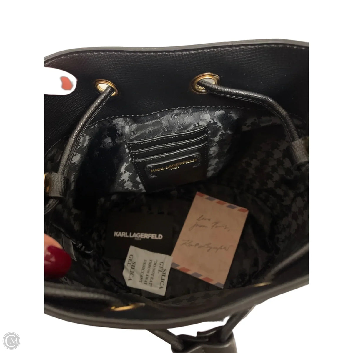 Crossbody Designer By Karl Lagerfeld, Size: Medium