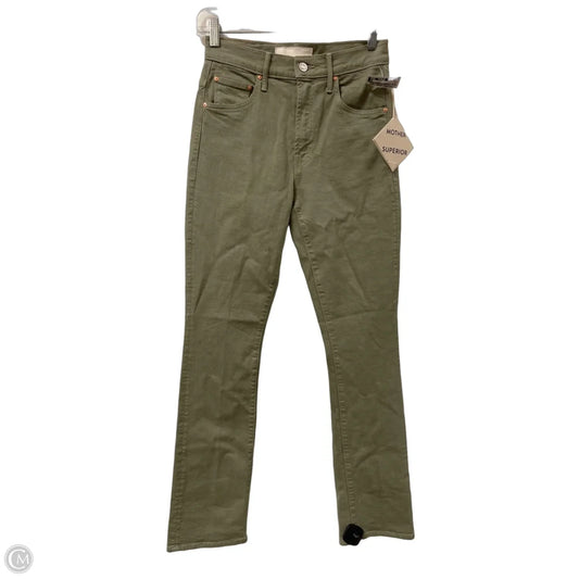 Jeans Designer By Mother In Green Denim, Size: 2