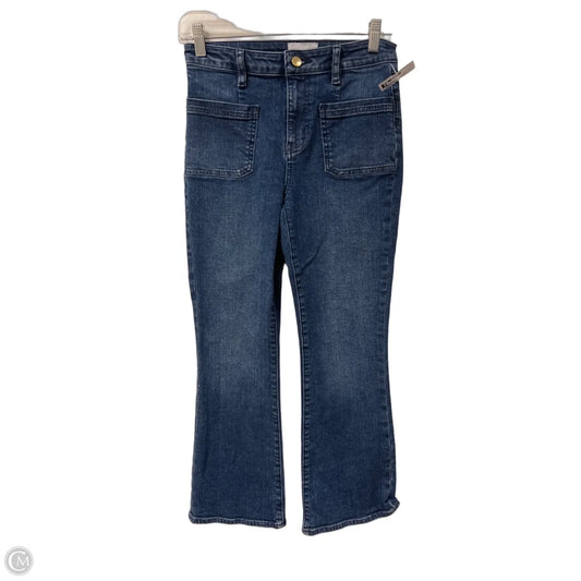 Jeans Wide Leg By Frame In Blue Denim, Size: 2