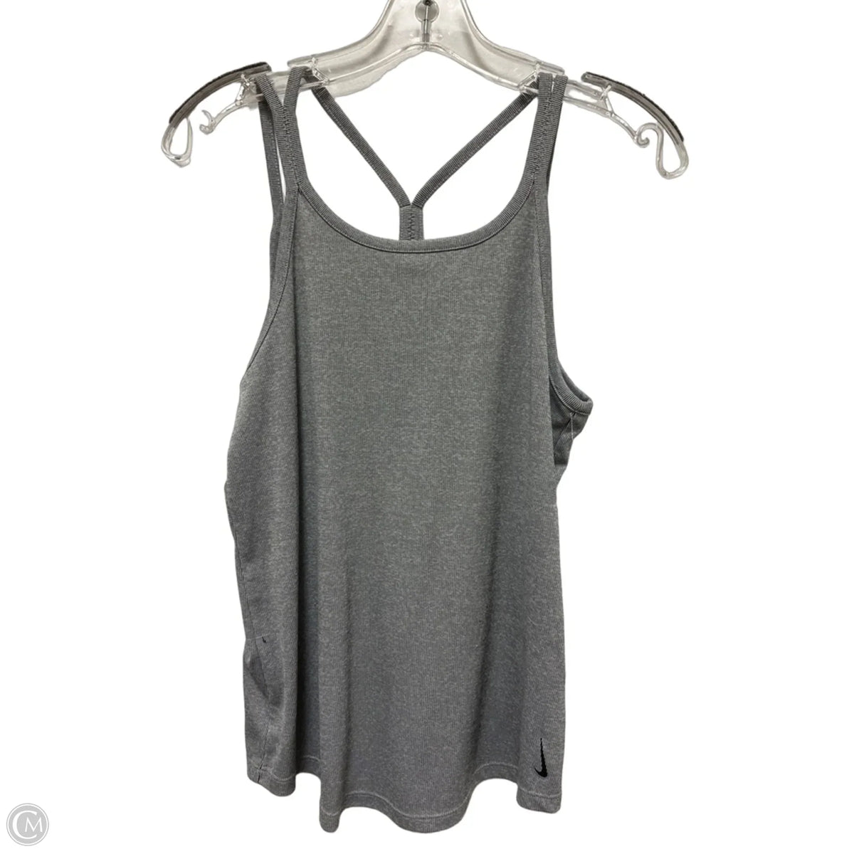 Athletic Tank Top By Nike In Grey, Size: S