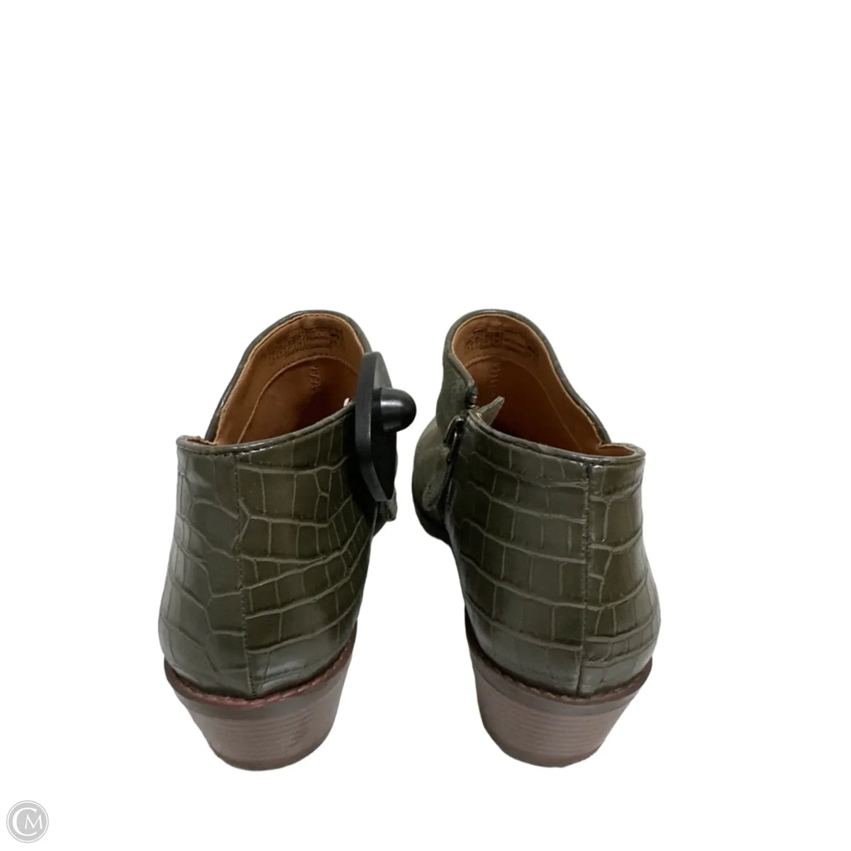 Boots Ankle Flats By Vionic In Green, Size: 9