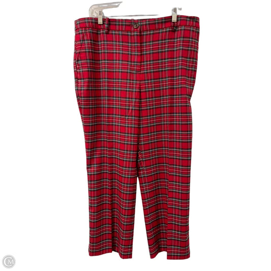 Pants Dress By Talbots In Plaid Pattern, Size: 16