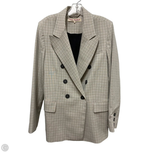 Blazer By Free People In Blue & Cream, Size: L