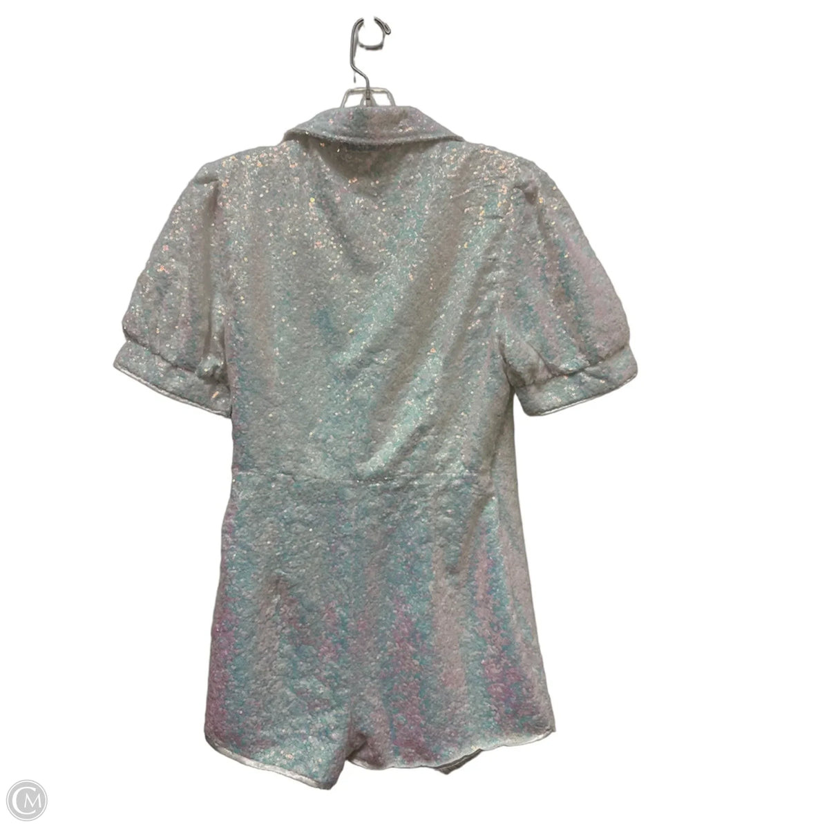 Romper By Clothes Mentor In White, Size: L