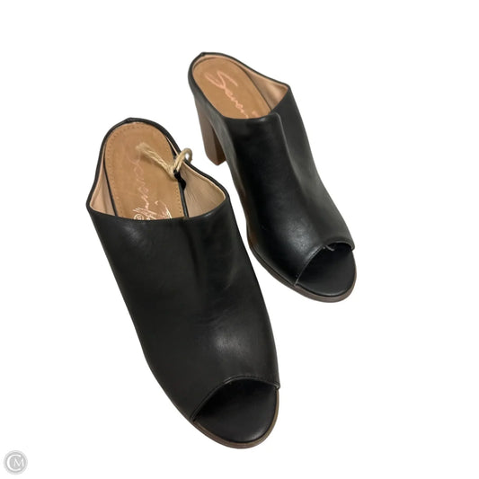 Shoes Heels Block By Seven 7 In Black, Size: 10