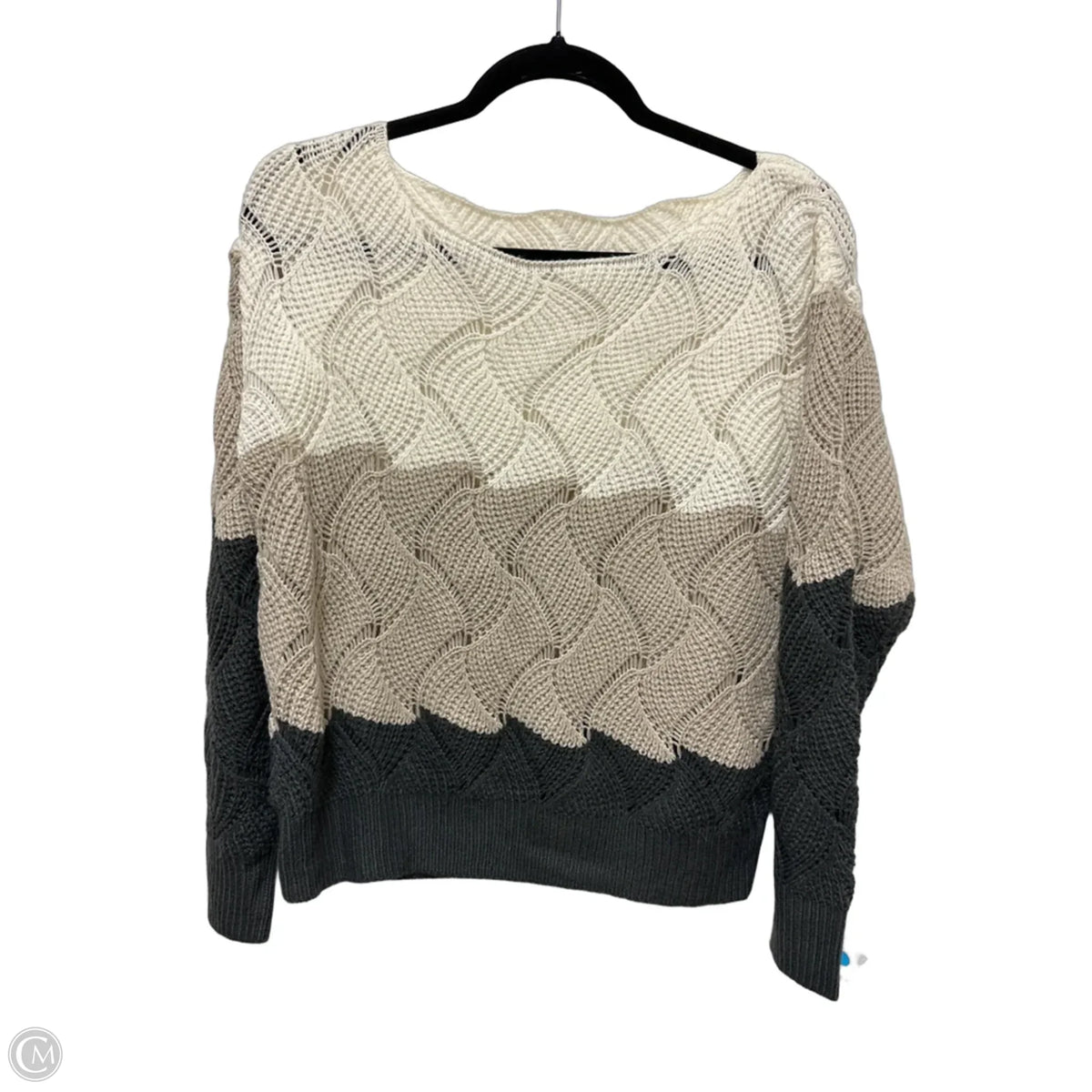 Sweater By Shein In Grey & White, Size: S