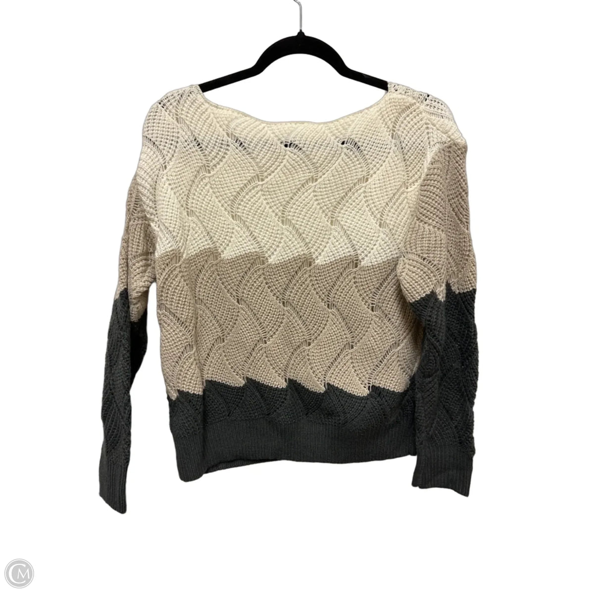 Sweater By Shein In Grey & White, Size: S
