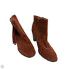 Boots Ankle Heels By Qupid In Orange, Size: 9
