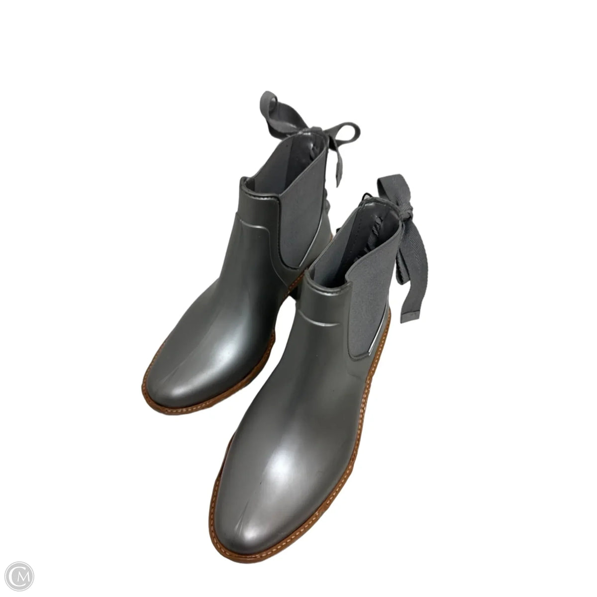 Boots Rain By Bernardo In Silver, Size: 6