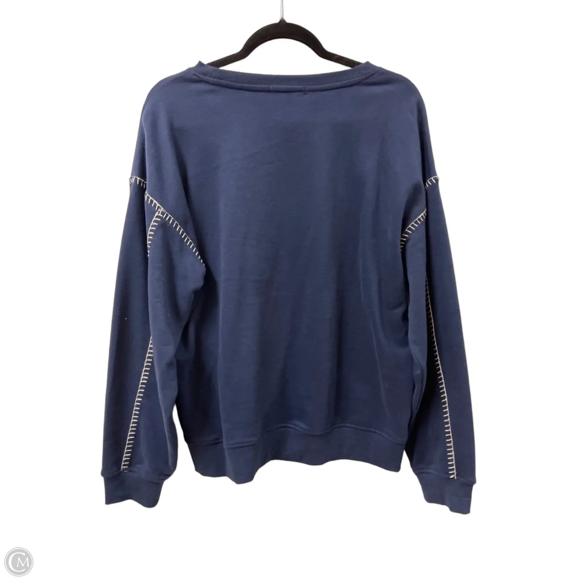 Sweatshirt Crewneck By Three Dots In Navy, Size: Xl
