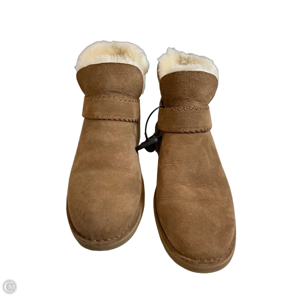 Boots Designer By Ugg In Brown, Size: 9.5