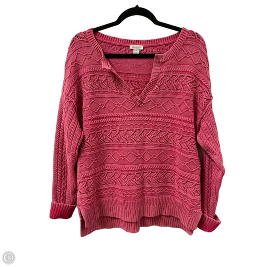 Sweater By Sundance In Pink, Size: M