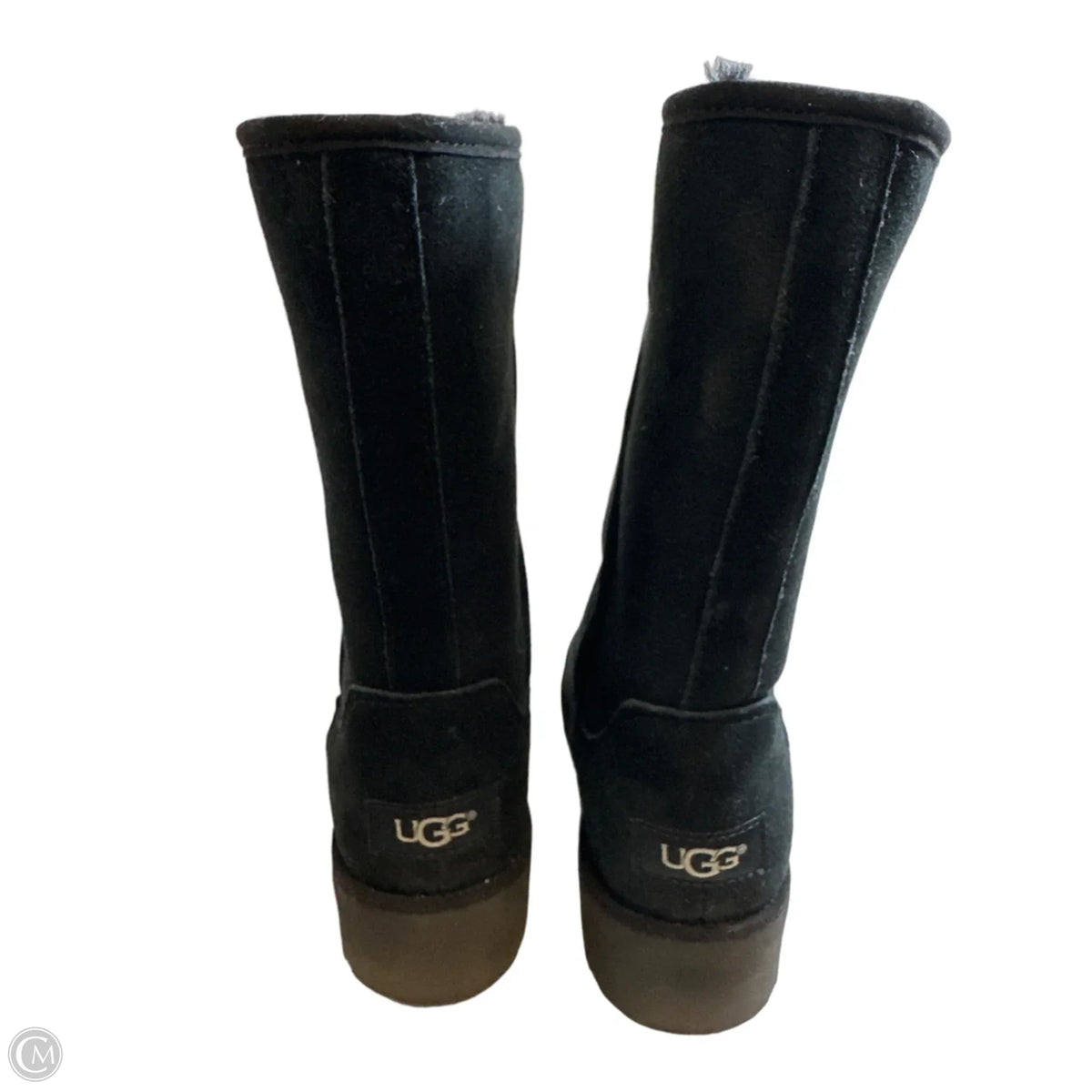 Boots Designer By Ugg In Black, Size: 6