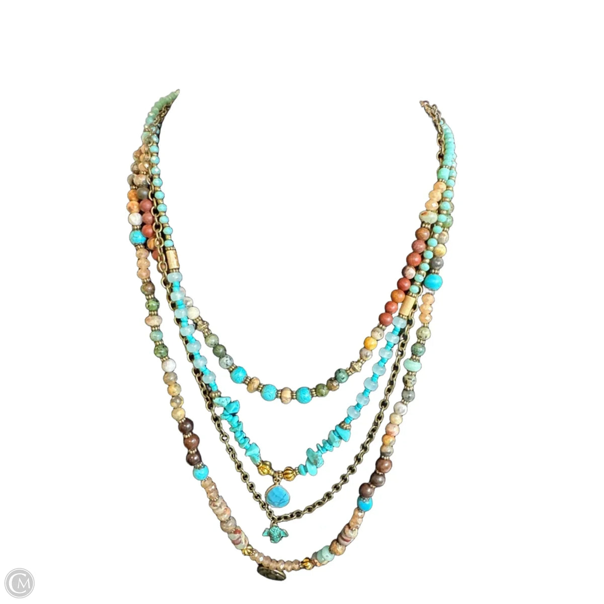 Necklace Layered By Clothes Mentor