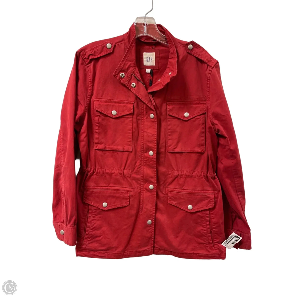 Jacket Utility By Gap In Red, Size: M