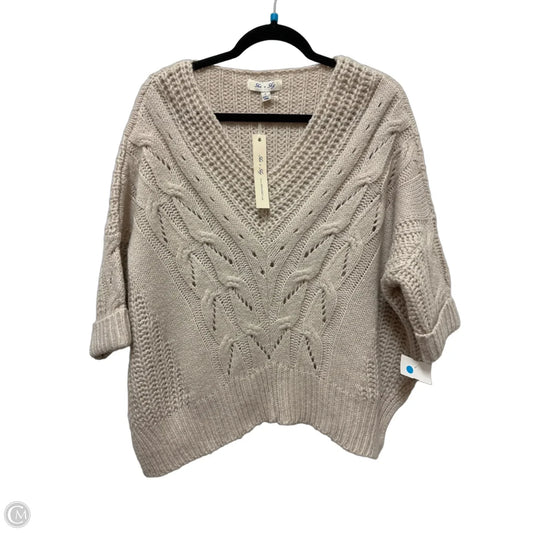 Sweater By She + Sky In Cream, Size: S
