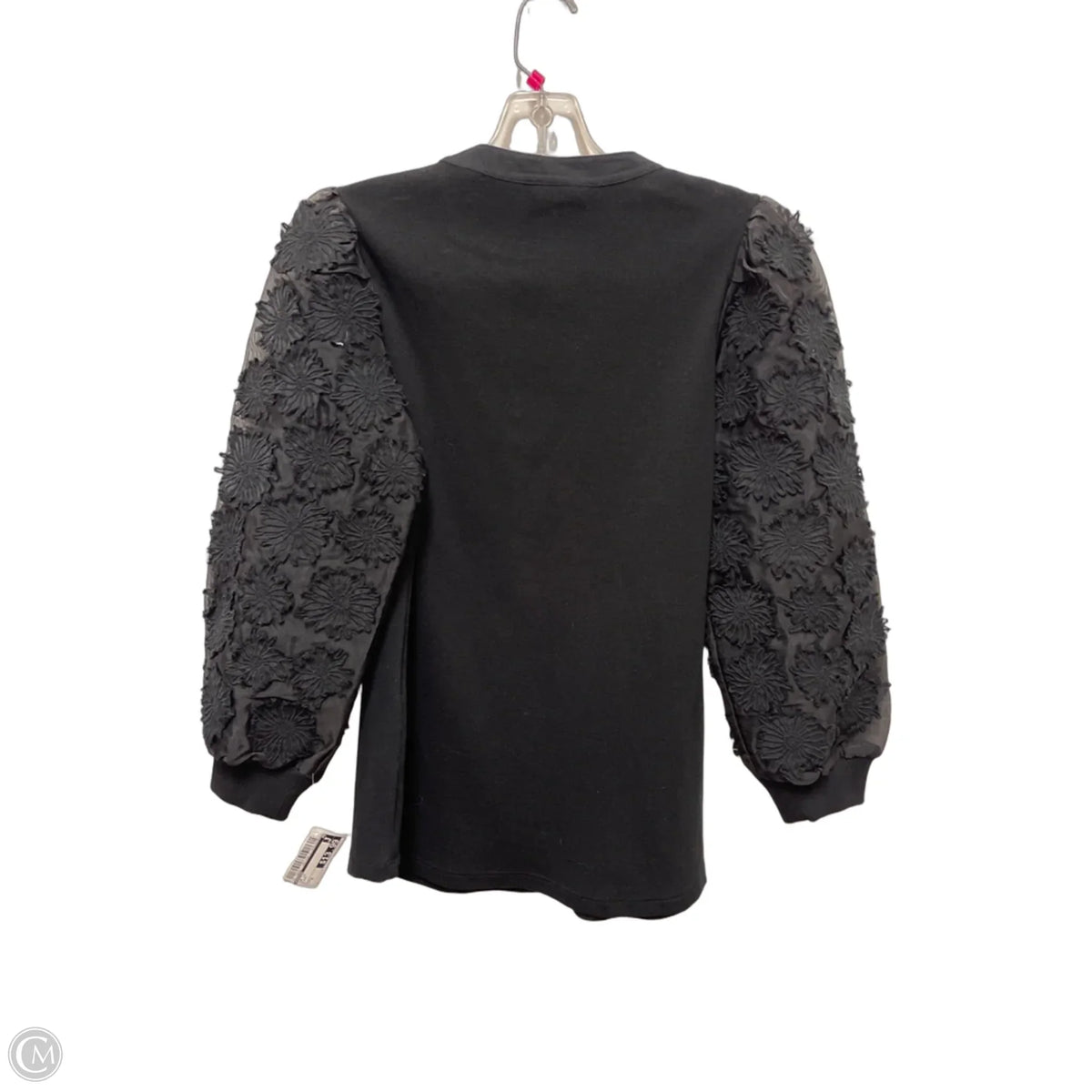 Top Long Sleeve By Chicos In Black, Size: S
