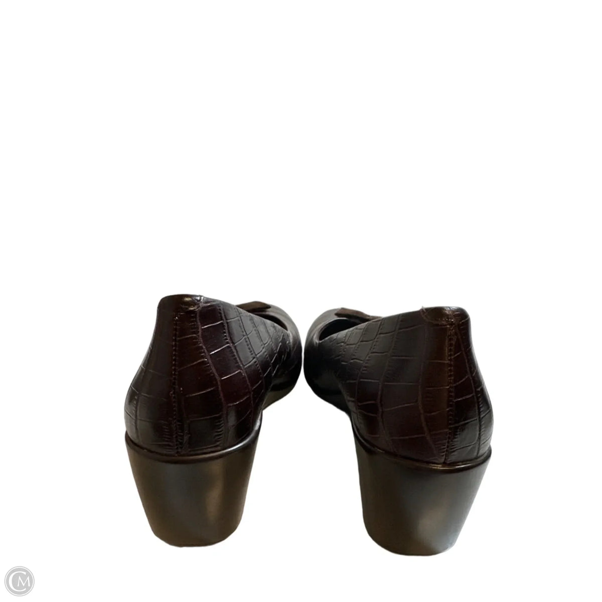 Shoes Heels Wedge By Vionic In Brown, Size: 9