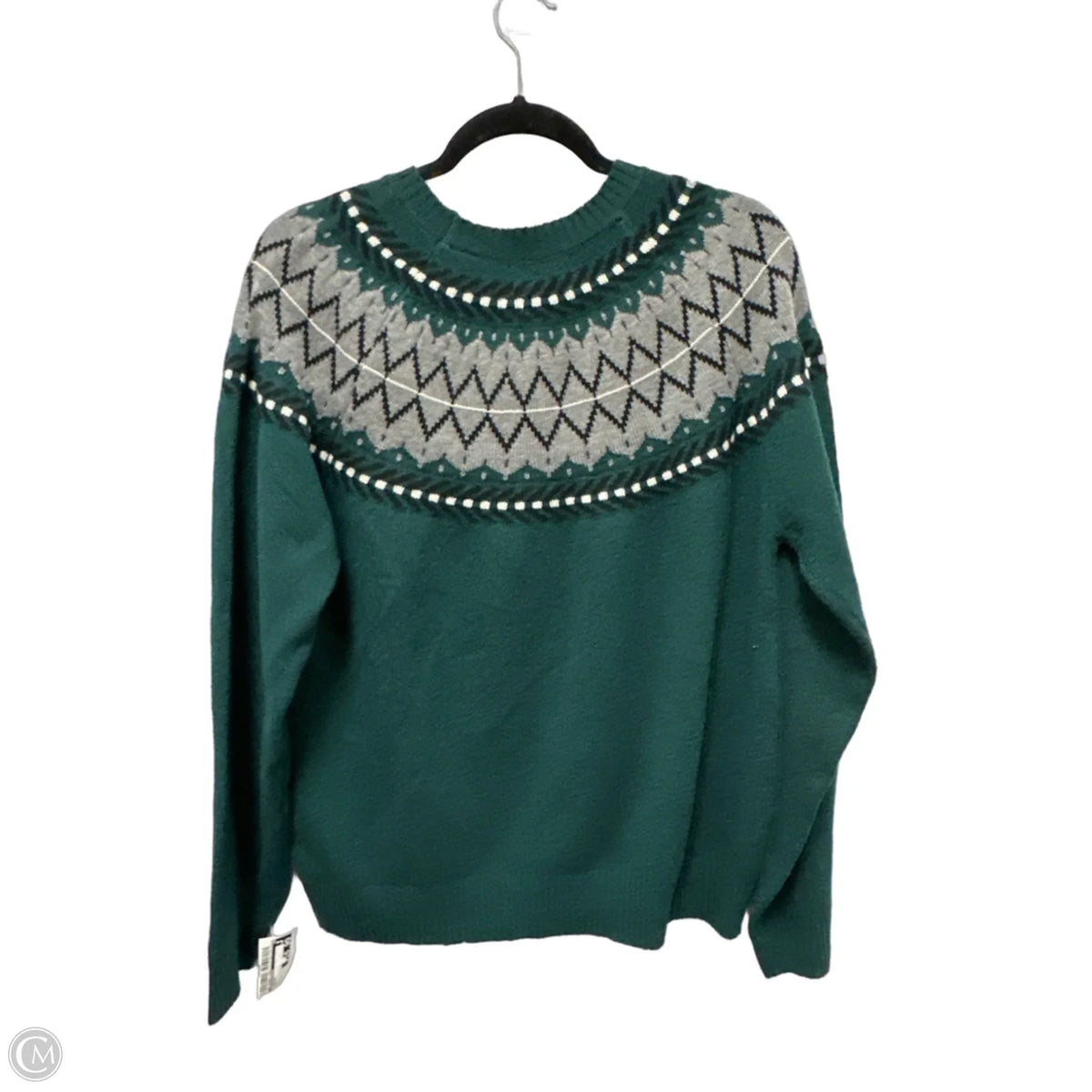 Sweater By Weatherproof In Green, Size: M