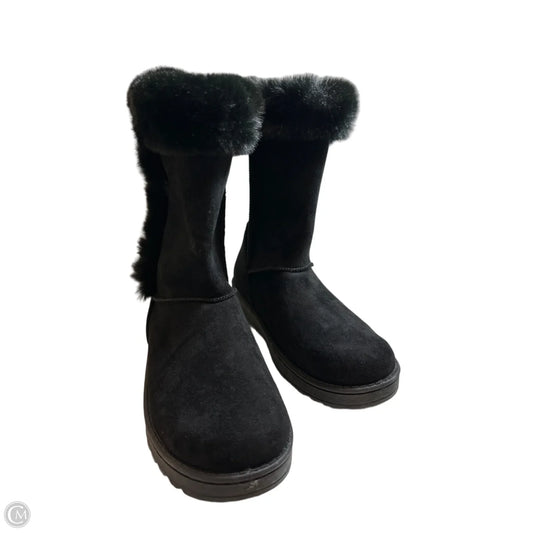 Boots Snow By So In Black, Size: 7.5