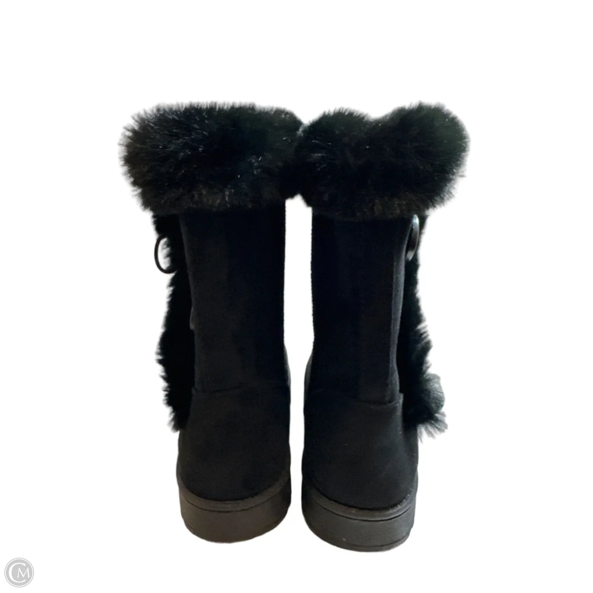 Boots Snow By So In Black, Size: 7.5