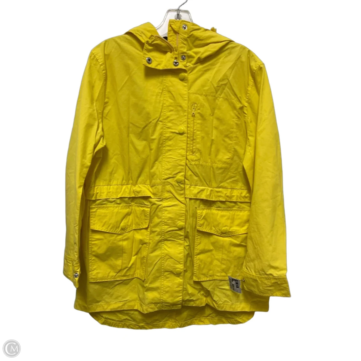 Jacket Windbreaker By J. Crew In Yellow, Size: S