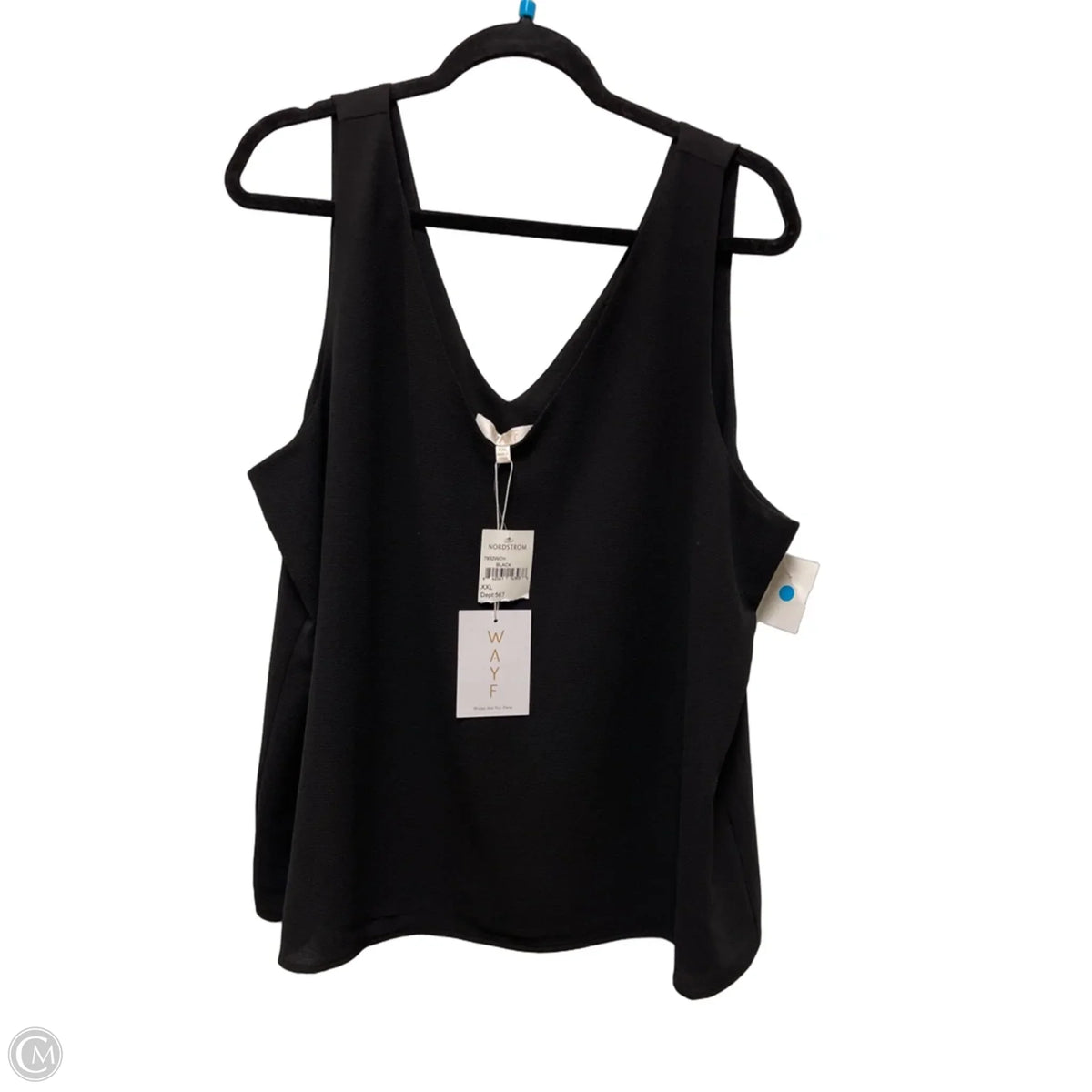 Top Sleeveless By Wayf In Black, Size: 1x
