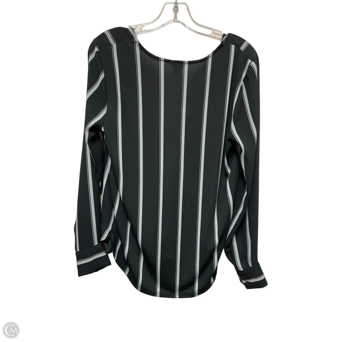 Top Long Sleeve By Ann Taylor In Striped Pattern, Size: S