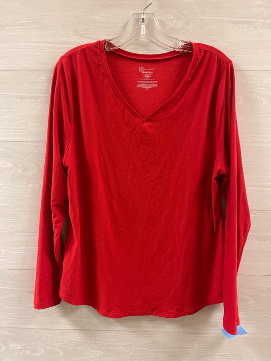 Top Long Sleeve Basic By No Boundaries  Size: 2x