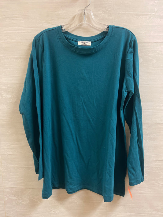 Top Long Sleeve Basic By Zenana Outfitters  Size: 2x