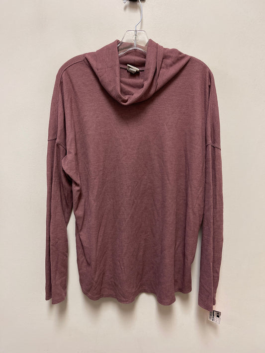 Top Long Sleeve By A New Day In Mauve, Size: L