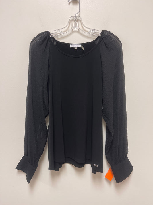 Top Long Sleeve By Calvin Klein  Size: Xl