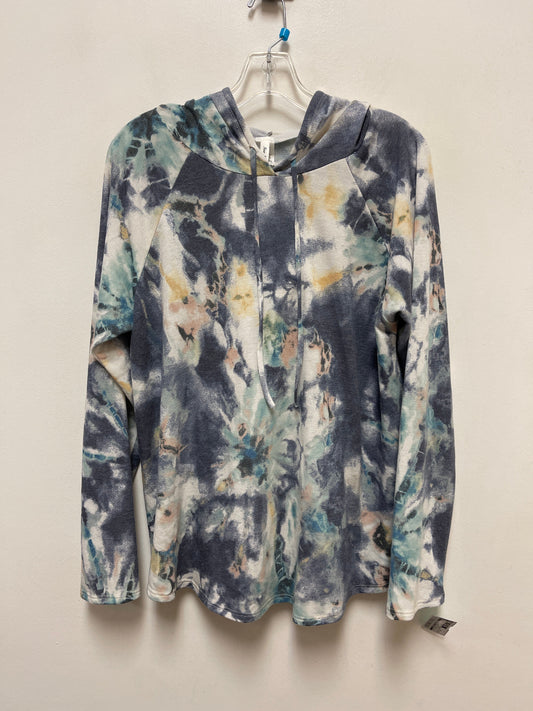 Sweatshirt Hoodie By Clothes Mentor In Tie Dye Print, Size: 1x