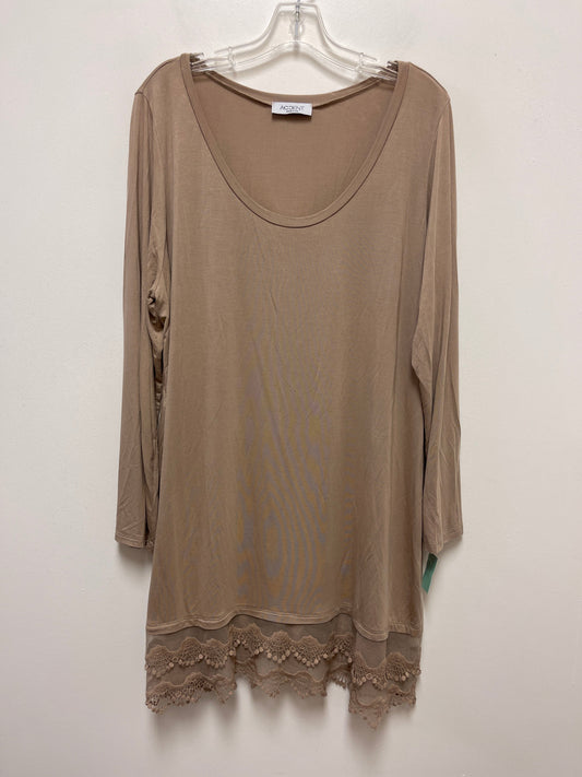Tunic Long Sleeve By Accent  Size: M