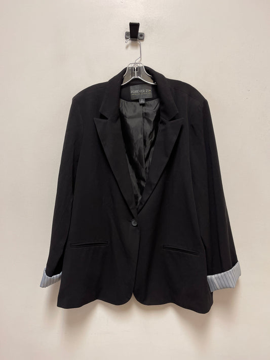 Blazer By Forever 21 In Black, Size: 3x