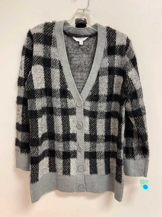 Cardigan By Time And Tru In Black & Grey, Size: S