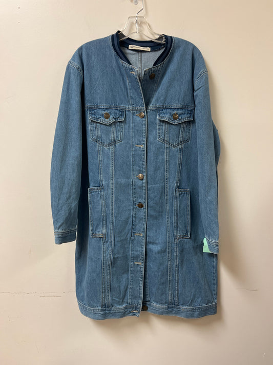 Jacket Denim By Clothes Mentor In Blue Denim, Size: Xl