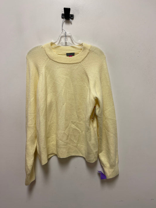 Sweater By Vince Camuto In Yellow, Size: Xl