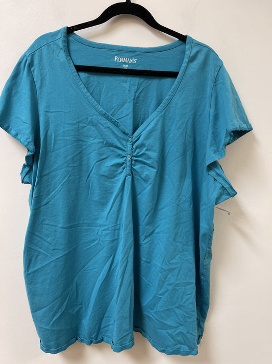 Top Short Sleeve Basic By Roamans  Size: 2x