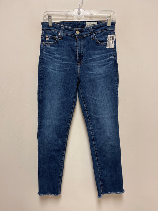 Blue Denim Jeans Straight Adriano Goldschmied, Size 6