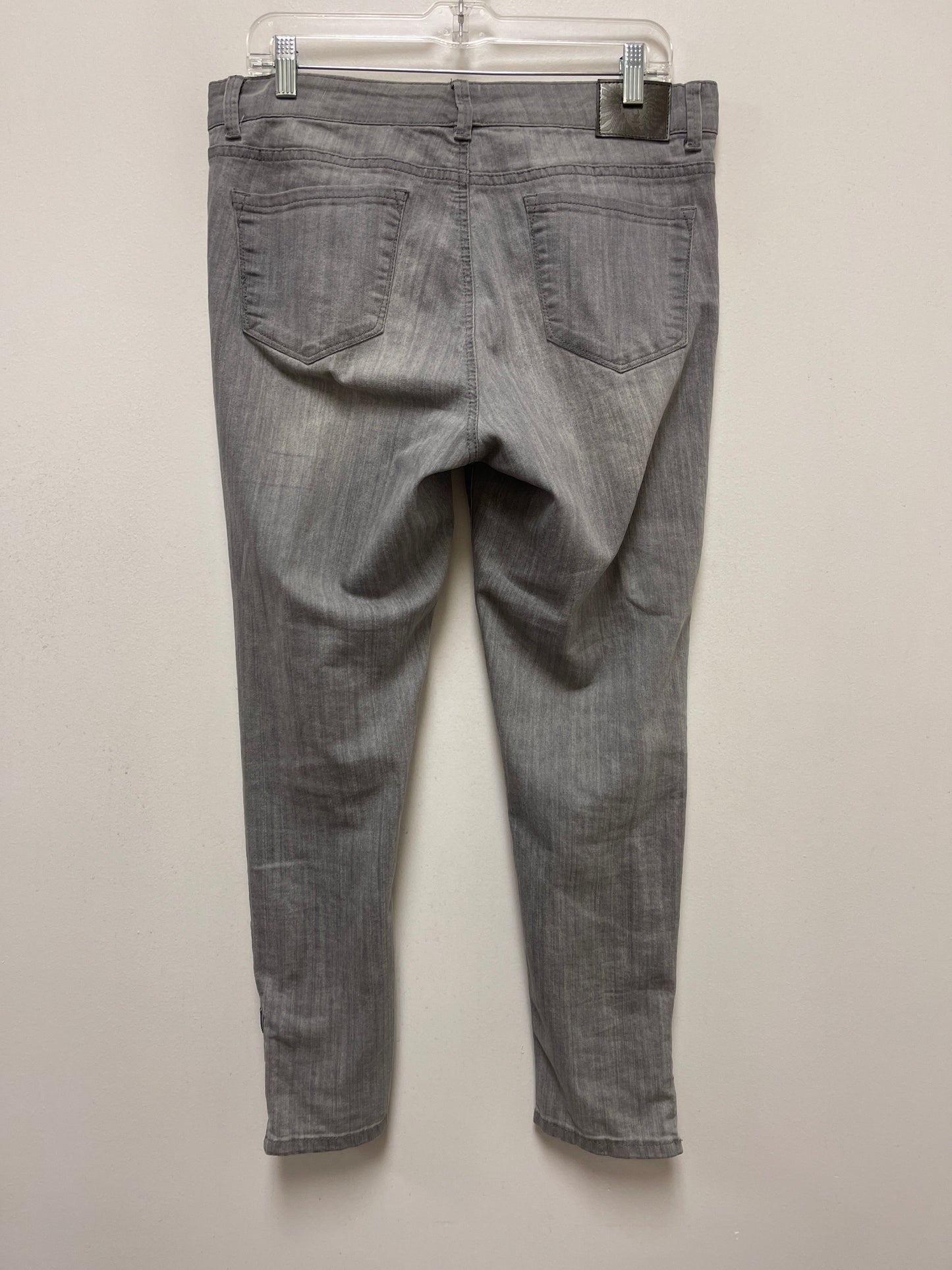 Grey Denim Jeans Skinny Anne Klein, Size 10