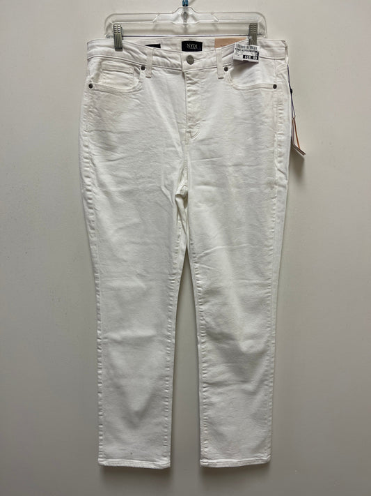 White Denim Jeans Skinny Not Your Daughters Jeans, Size 14