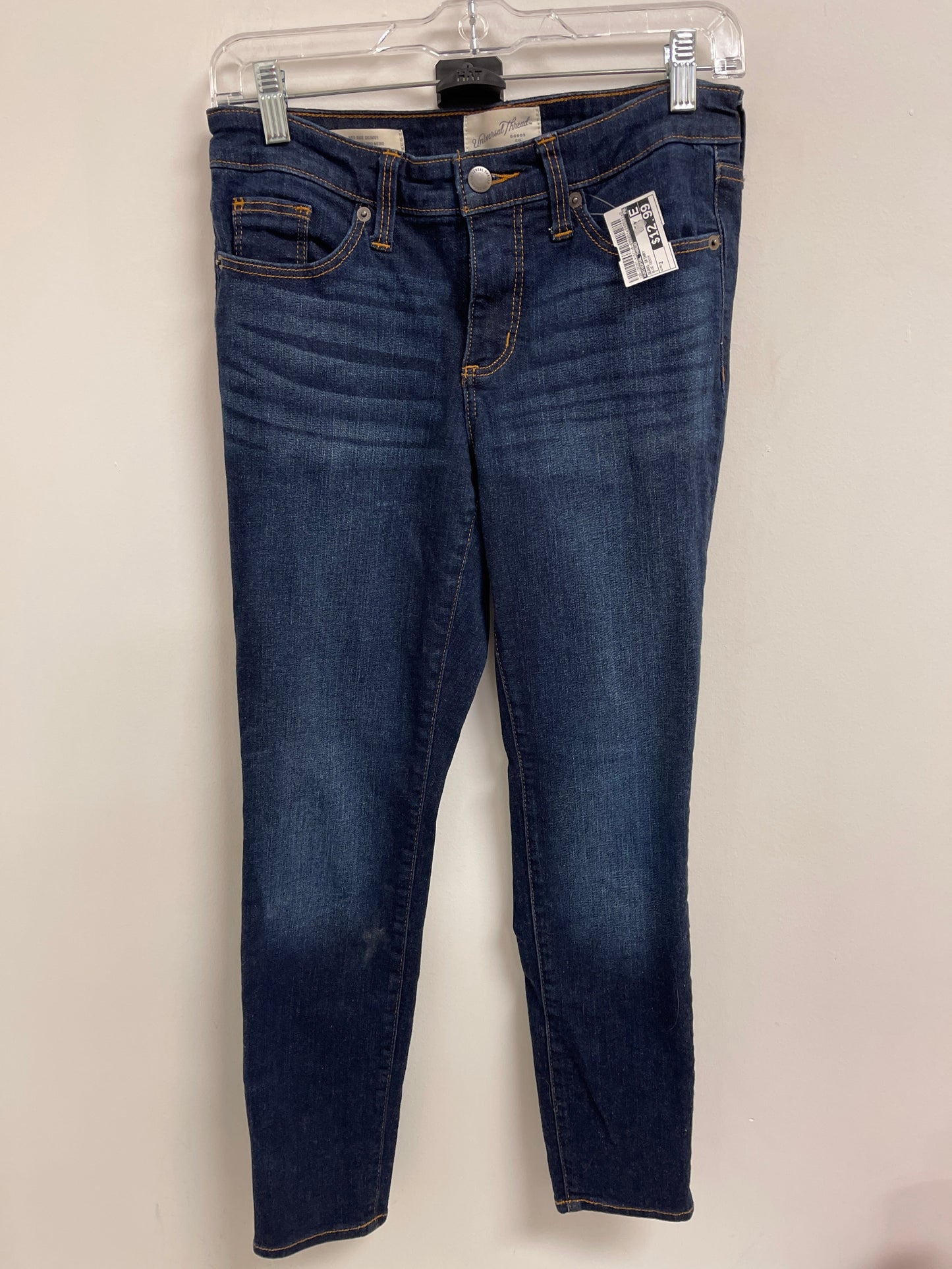 Jeans Skinny By Universal Thread In Blue Denim, Size: 2