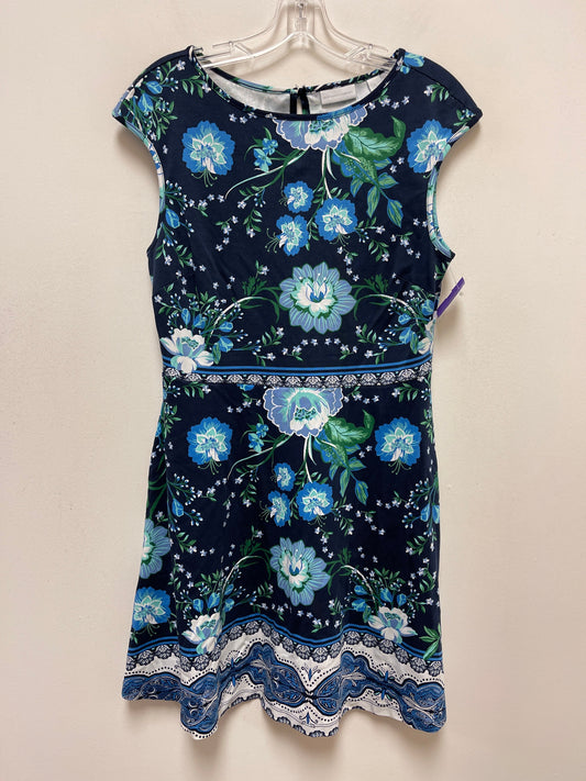 Blue & Green Dress Casual Short New York And Co, Size L