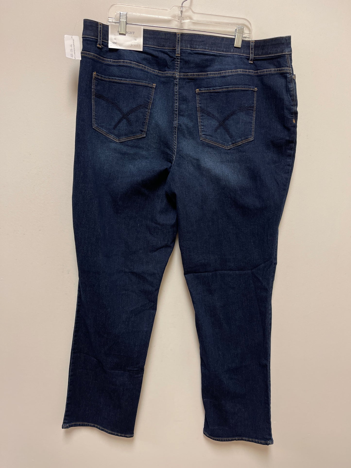 Blue Denim Jeans Straight Cj Banks, Size 20
