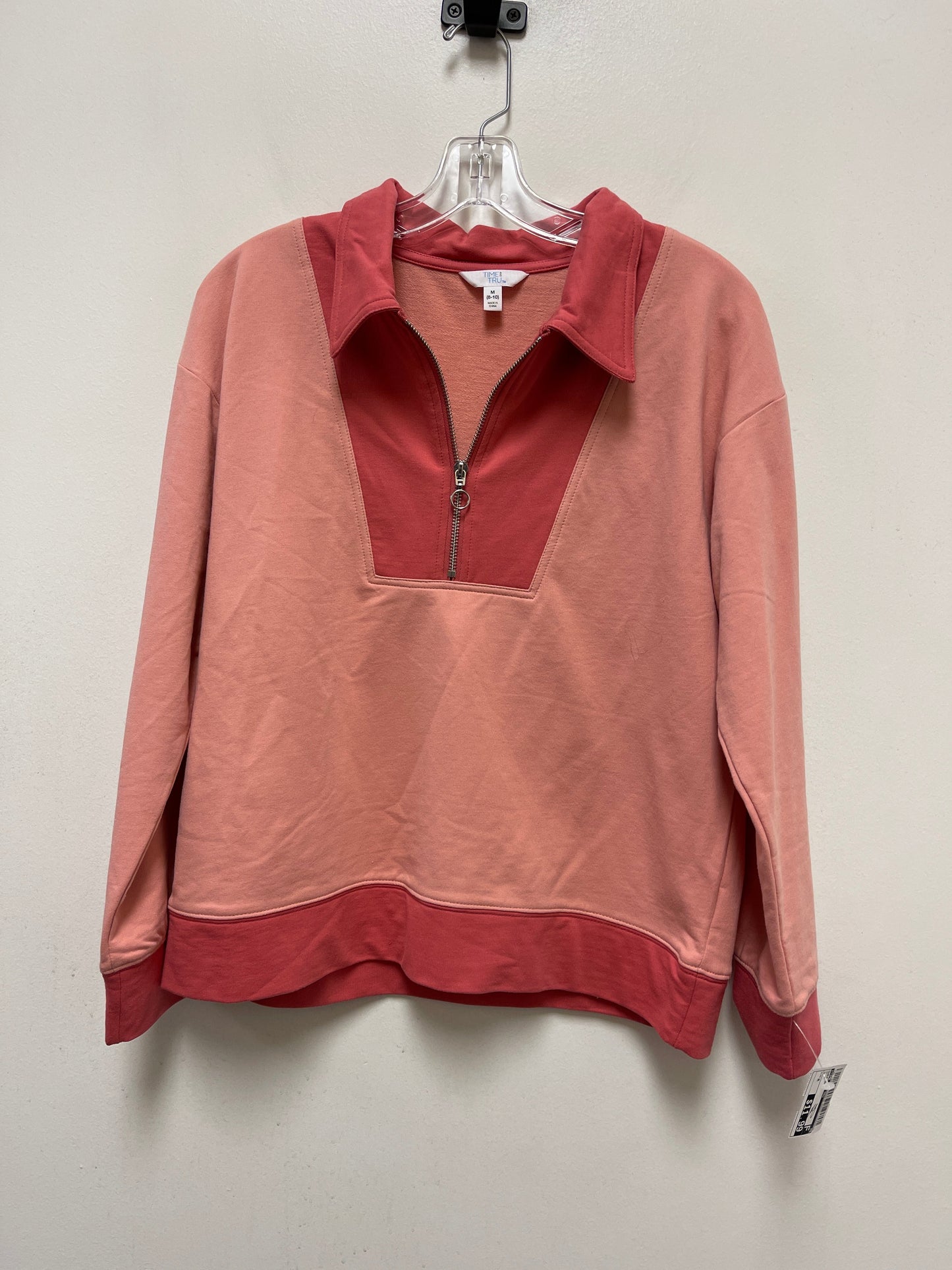 Pink Sweater Time And Tru, Size M