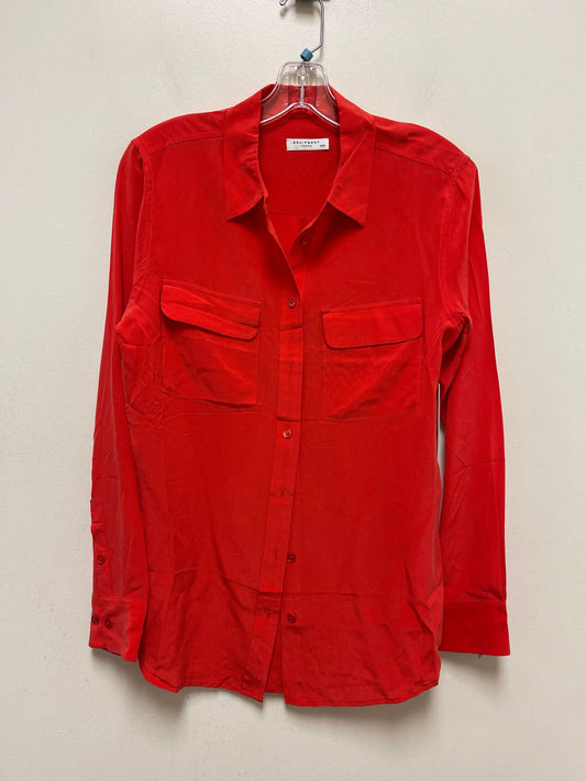 Red Top Long Sleeve Equipment, Size M
