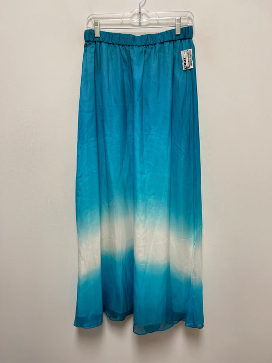 Blue & White Skirt Maxi White House Black Market, Size 8